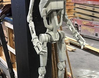 SALE Life size StarWars inspired B1 Battle Droid 1 on 1 ,Unpainted and Ready for Your Creativity , +backpackandblaster or without Choice:D
