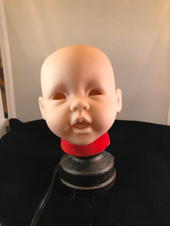 baby head night light