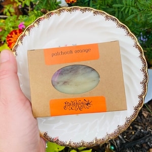 PATCHOULI ORANGE Soap | Body, Shave & Shampoo Bar | All-Natural Cold Process | By BethKaya
