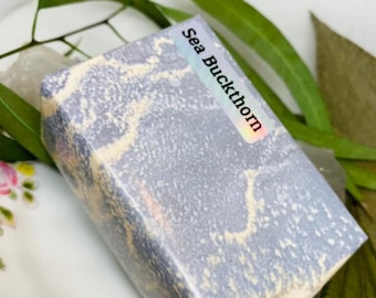 SEA BUCKTHORN - Limited Edition Cold Press Soap Bar  - Nearly Natural -  By BethKaya