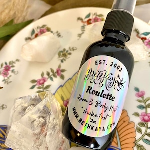 ROULETTE - Limited Series Spray - Notes of Light Musk, French Vanilla, Oud, Sugar - Room & Body Mist Signature By BethKaya