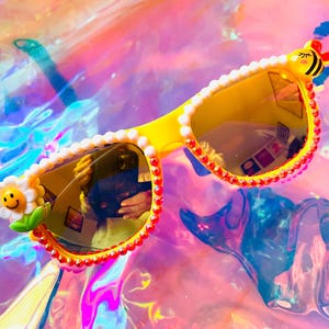 BLING SUNNIES - Dazzling Diamond Art Sunnies - Each One of a Kind Sunglasses-  By BethKaya