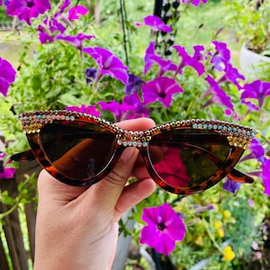 BLING SUNNIES - Dazzling Diamond Art Sunnies - Each One of a Kind Sunglasses-  By BethKaya