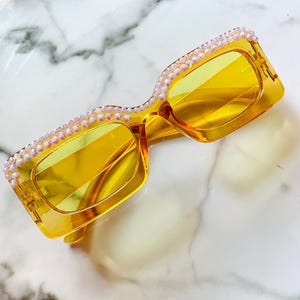 BLING SUNNIES - Dazzling Diamond Art Sunnies - Each One of a Kind Sunglasses-  By BethKaya
