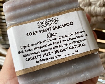 LILAC -  Shampoo Shave and Body Wash Bar By BethKaya