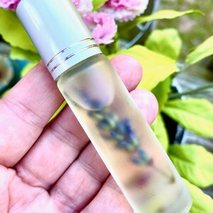 BLOOD ORANGE & LAVENDER – Gemstone and Botanical Aromatherapy Oil | 1/3 oz | Handcrafted Made to Order | Signature by BethKaya