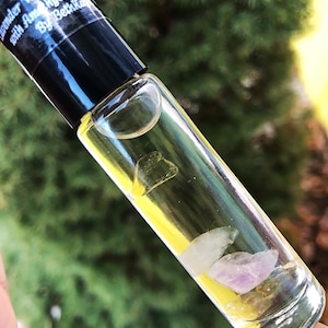 LAVENDER WARM VANILLA - Made to Order - Classic Hybrid Fragrance Essential Oil Gem and Botanical Roll On By BethKaya