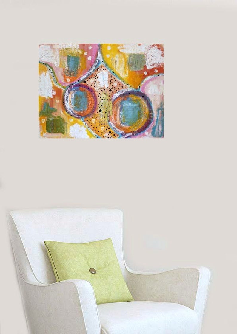 Nucleus Original Abstract Painting, Modern Art, Contemporary Decor, Winjimir, Office Decor, Interior Design, Art Collecting Gallery, Gifts image 6