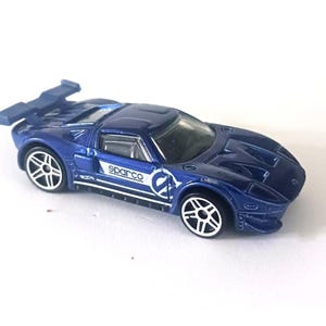 Hot Wheels Deep Blue Ford GT 40 LM Sparco Tampo Loose Diecast 1:64 N4042 Supercar Diecast collectible No play wear
