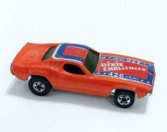 Vintage 1970 Hot Wheels Dixie Challenger 426 Hemi - Etsy