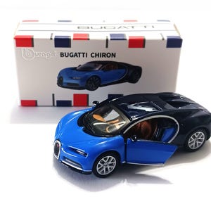 Burago 1:64 Bugatti Chiron Diecast Car New in Box Ships from USA  Stock High Detail Collectible Diecast Car