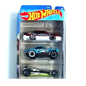 Hot Wheels 2024 HW Drag Strip 5-Pack Mooneyes Mustang F/C-Gasser Corvette Nitro Nice collectible set of toy cars
