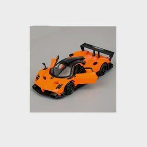 New 1/36 Scale Pagani Zondra  R Italian Supercar Model, Zinc Alloy Toy Car  collectors and Children, Pull Back Vehicle Collectible model