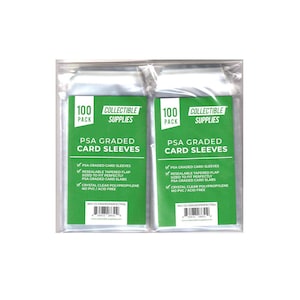 200 PSA CGC + Collectible Supplies Perfect Fit Sleeves for Graded Card Slabs 2 packs 100 each