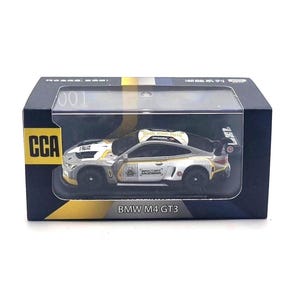 CCA with Display Case BMW M4 GT3 Die Cast Racing Car Quality Detail 1:64 Scale Mint In Box Collectors item (New) Licensed 1