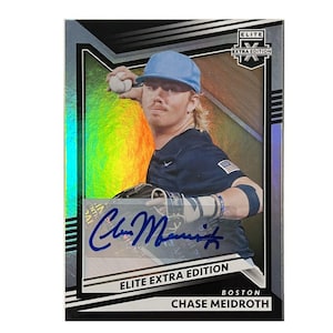 2022 Chase Meidroth Elite Extra Edition Refractor Autographed #129 Chicago White Sox
