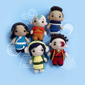 Bundle 5 in 1 - Avatar Characters Crochet pattern