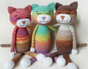 Large Ami Cat Pattern, Cat Crochet Pattern