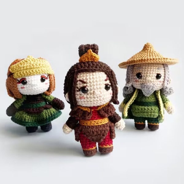 Bundle 3 in 1 - Avatar Characters Crochet pattern part 2