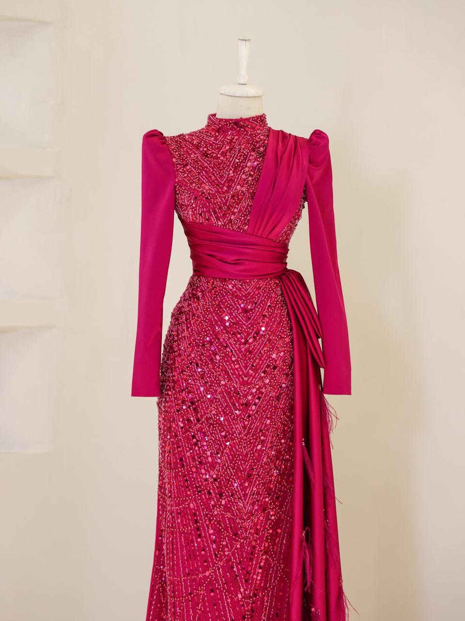 Rose Gold Dress Modest - Etsy