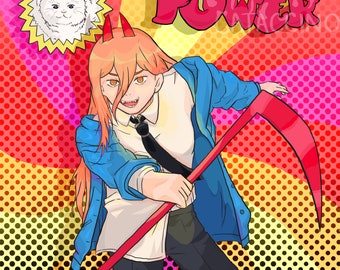 Power Print Chainsaw Man Poster