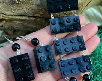 FHS Lego Bracelet OR Earrings in Black