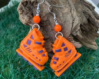 FHS *Orange Rollerblades* earrings