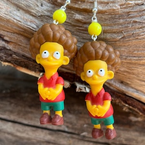 FHS *ROD or TODD Flanders* earrings ooak