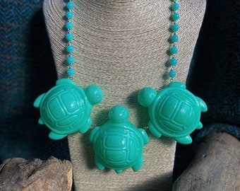 FHS *Tortoises* Necklace OOAK