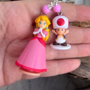 FHS *Princess Peach and the King Toadstool* earrings Mario Bros