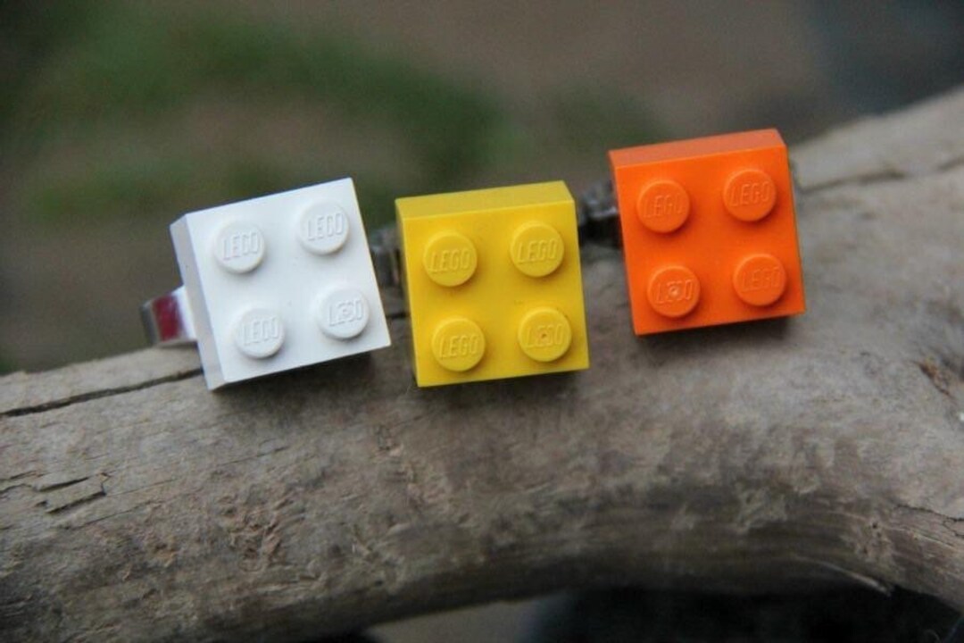 FHS Lego Ring in Yellow, Orange or White choose One Etsy