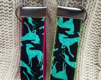 FHS Galgo key fob sighthound