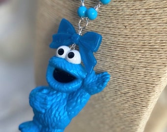 FHS *Cookie Monster* necklace OOAK