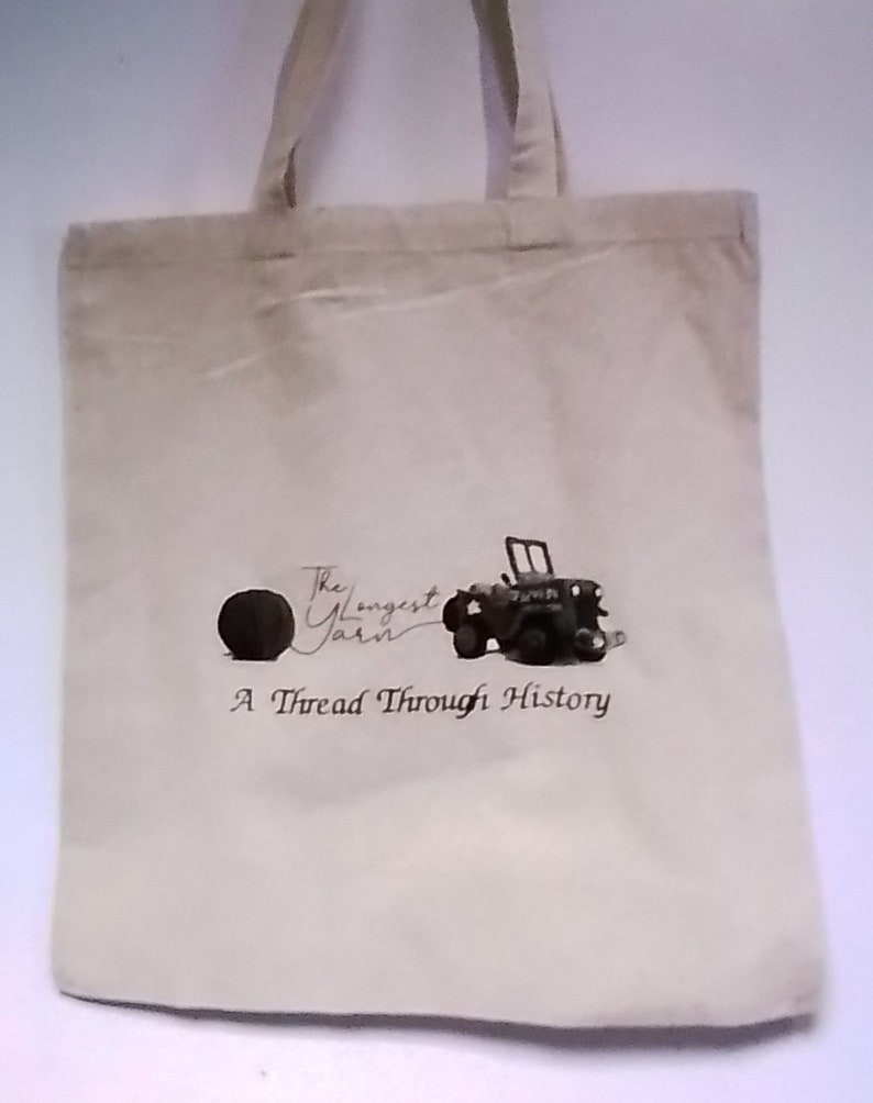 Longest Yarn Tote Bag PRINTED Jeep logo image 1