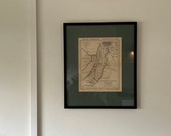 Beautiful Antique Map of North Holland and Utrecht, "Municipality of Nieuwer-Amstel" - 1876 - Framed Decoration - J. Kuijper - Hugo Suringar