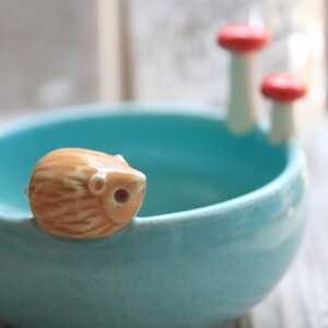 Custom-Made Small Hedgehog Bowl - 3-5 Weeks for Delivery  - Mother's Day Gift - Spring Gift- Mother's Day Gift