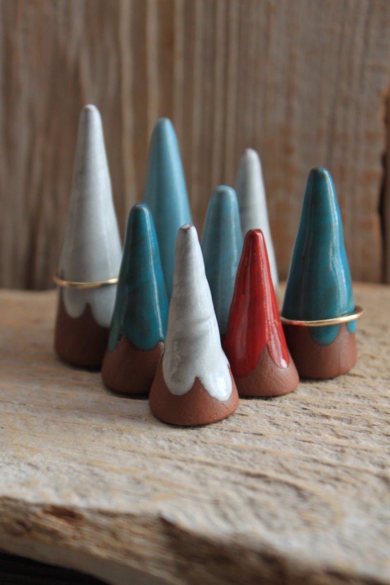 Ring Holder 1-2 Weeks to Ship Handmade Pottery Ring Cone Spring Gift Mother/'s Day Gift