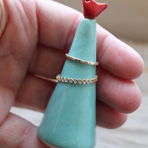 Custom Handmade Bird Pottery Ring Cone Ready to Ship in Two Weeks Mother's Day Gift Spring Gift Mother's Day Gift image 3