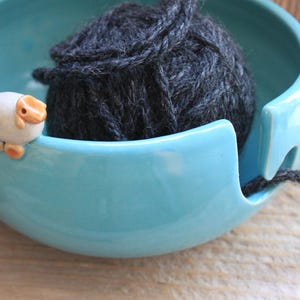 Handmade Sheep Yarn Bowl - Custom Made 4-6 Weeks- Winter Gifts  - Mother's Day Gift - Spring Gift