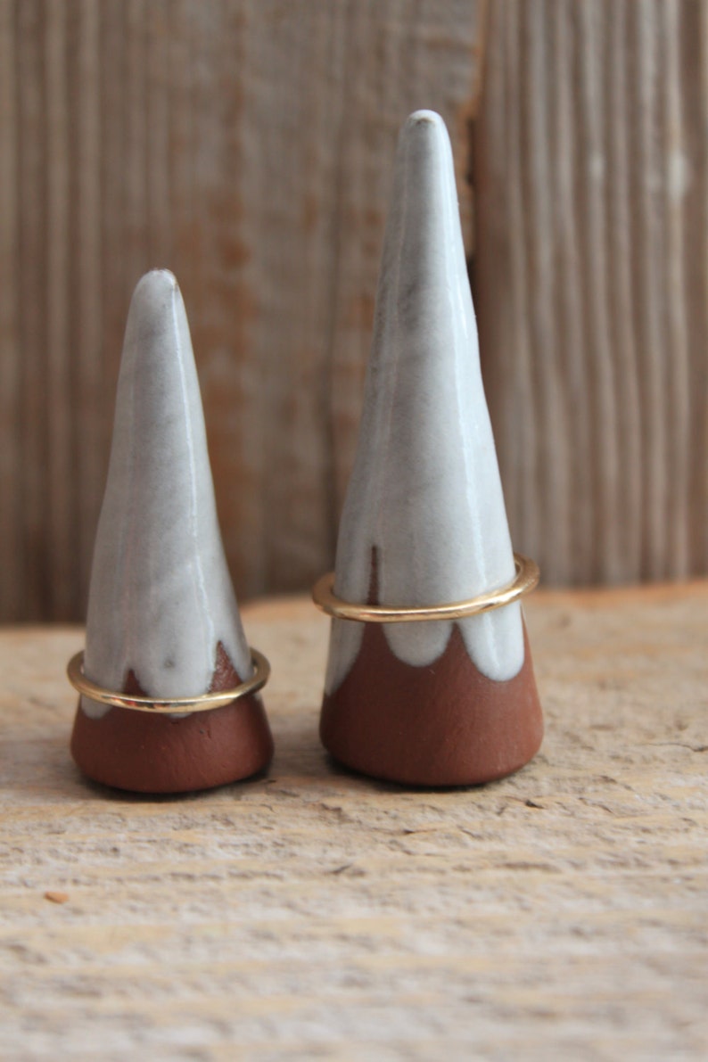 Handmade Pottery Ring Cone 12 Weeks to Ship Ring Holder Etsy
