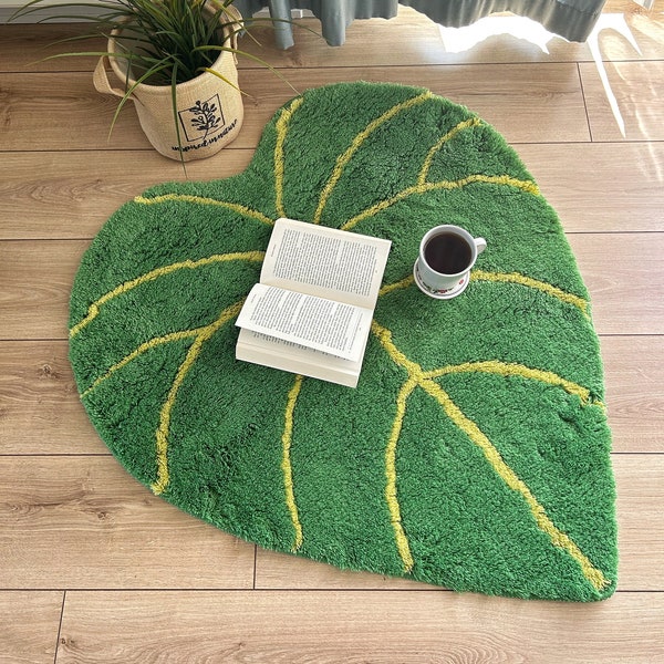 Leaf Rug - Etsy