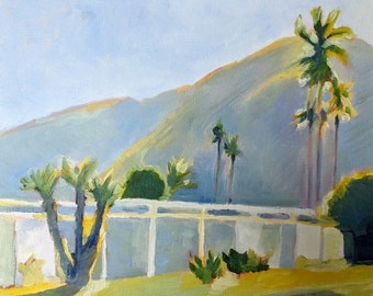 Palm Springs Art Print of Original Oil Painting