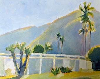 Palm Springs Art Print of Original Oil Painting