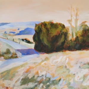 California Landscape Painting - Sonoma Road - Original Oil Painting Print Multiple Sizes
