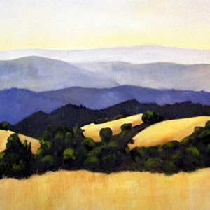 11x17 California landscape rolling hills print fine art large format