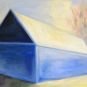 Barn Painting landscape print of original oil painting