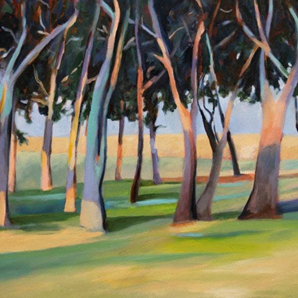 California Landscape print from original oil painting 8x10 archival art print