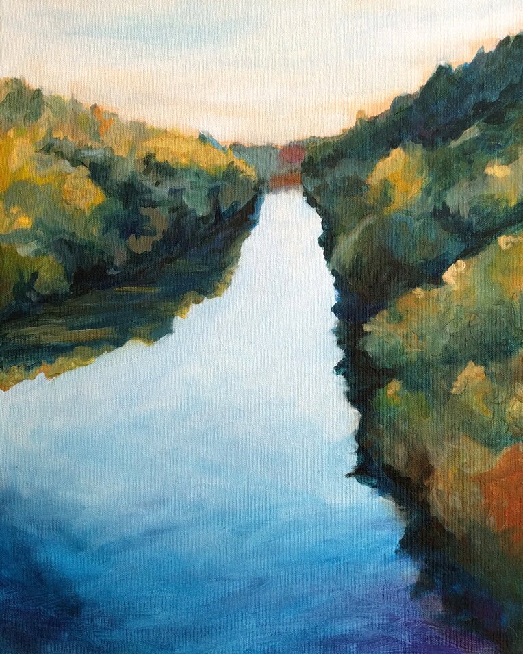 絵画 Cool Waters オリジナルの海景ヨットの絵画青い風景油絵インパストアート