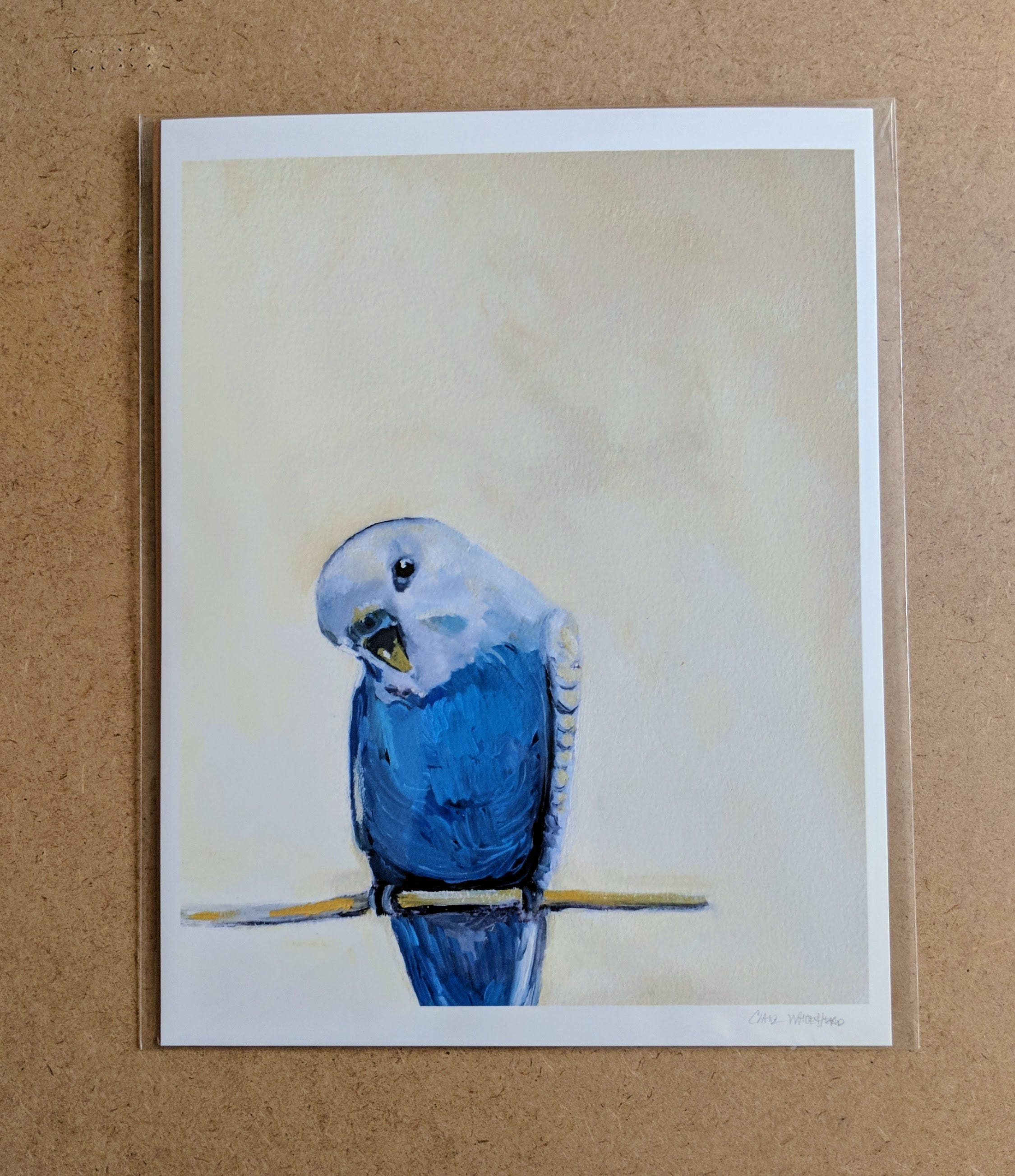 インコ 絵画