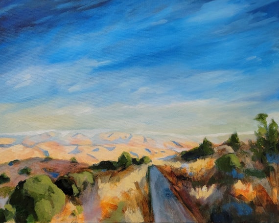 California Landscape 16x20 Print of Original Oil Painting | Etsy
